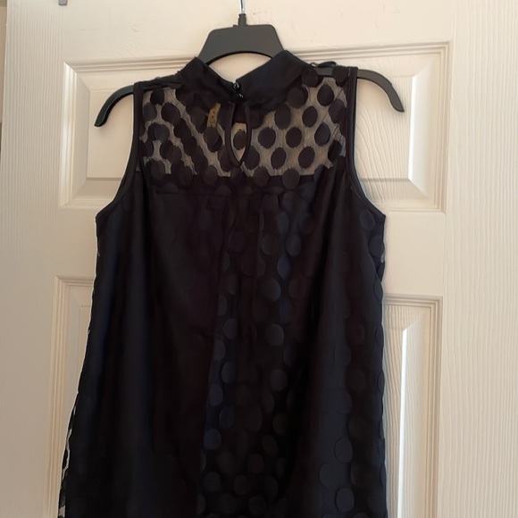 Luna Rae sleeveless illusion neck swing top - Picture 2 of 4